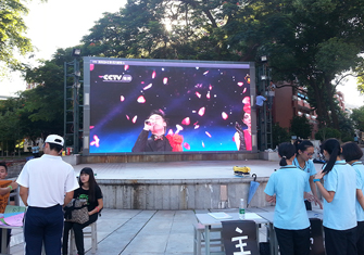 中山市中山纪念中学文化广场户外P10mmLED显示屏系统